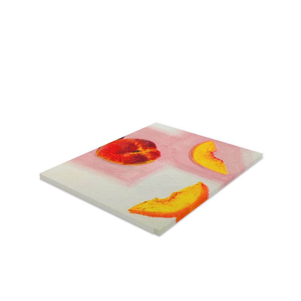 Peach Blossom Greeting Cards Set