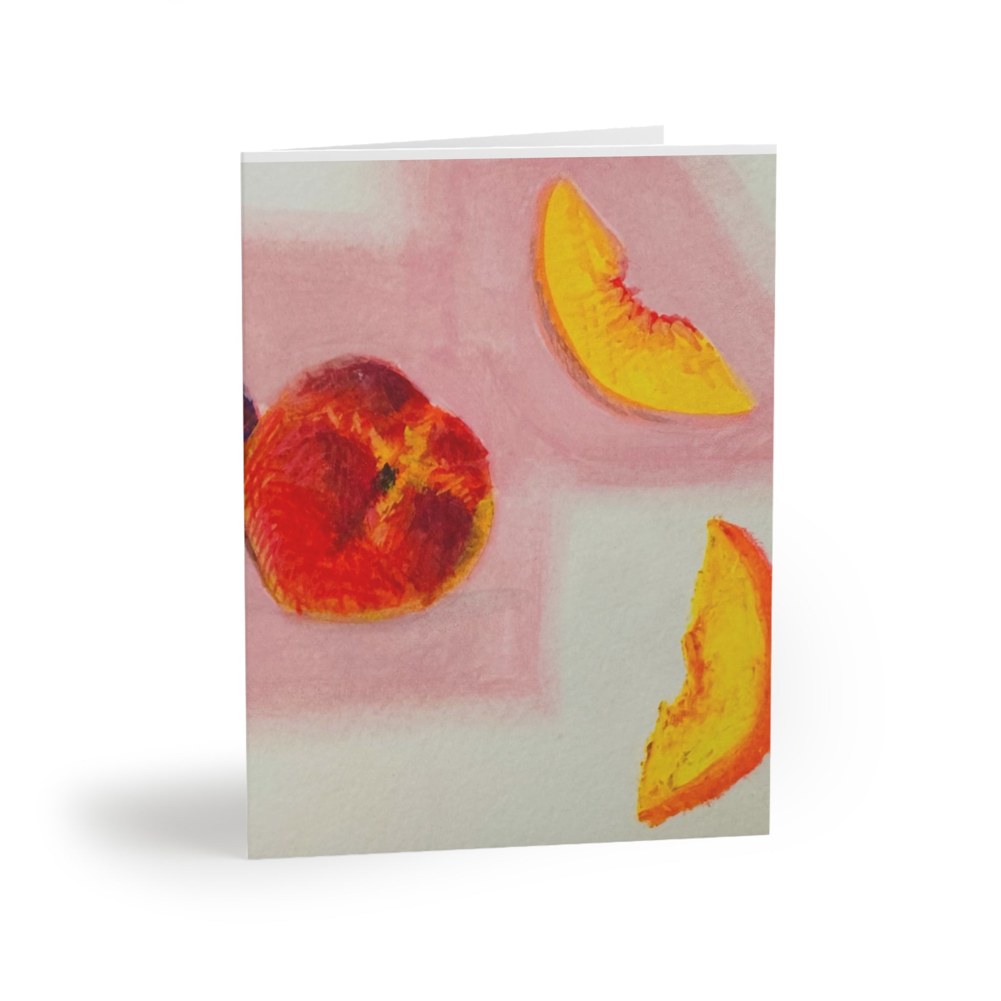Peach Blossom Greeting Cards Set